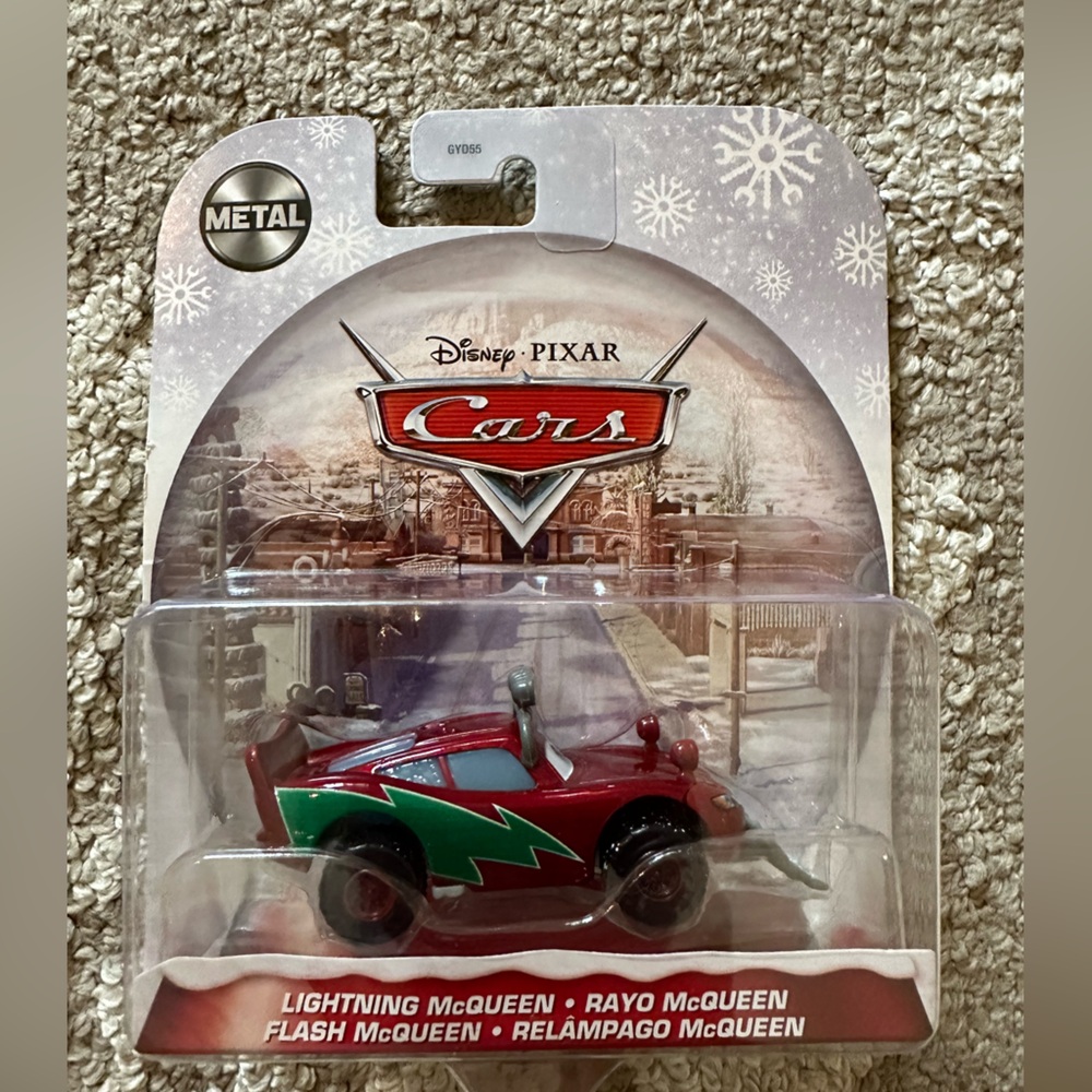 NIB Disney Pixar Cars holiday Lightning McQueen